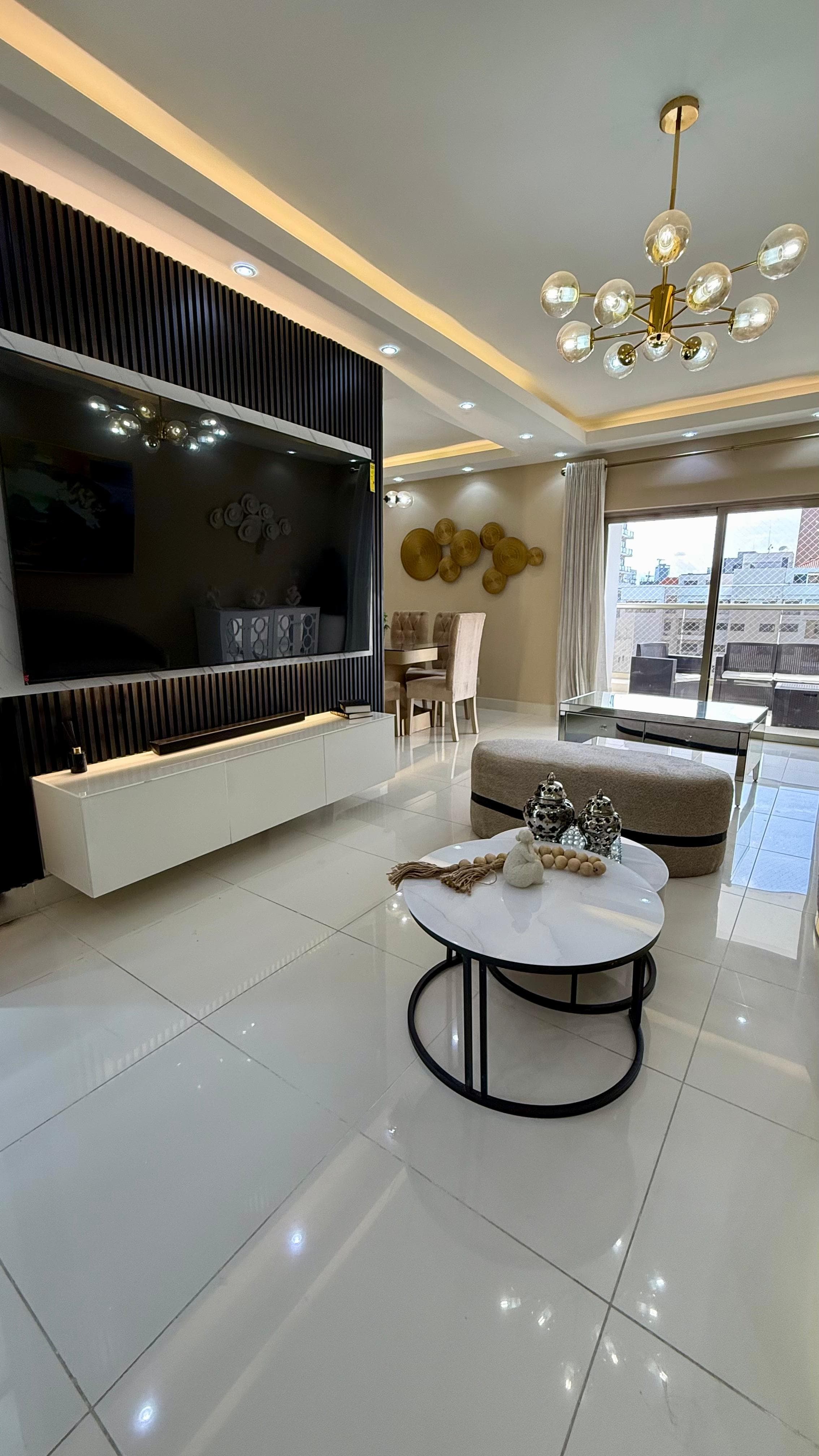 Apartamento Amueblado de 3 Habitaciones en Alquiler – Piantini