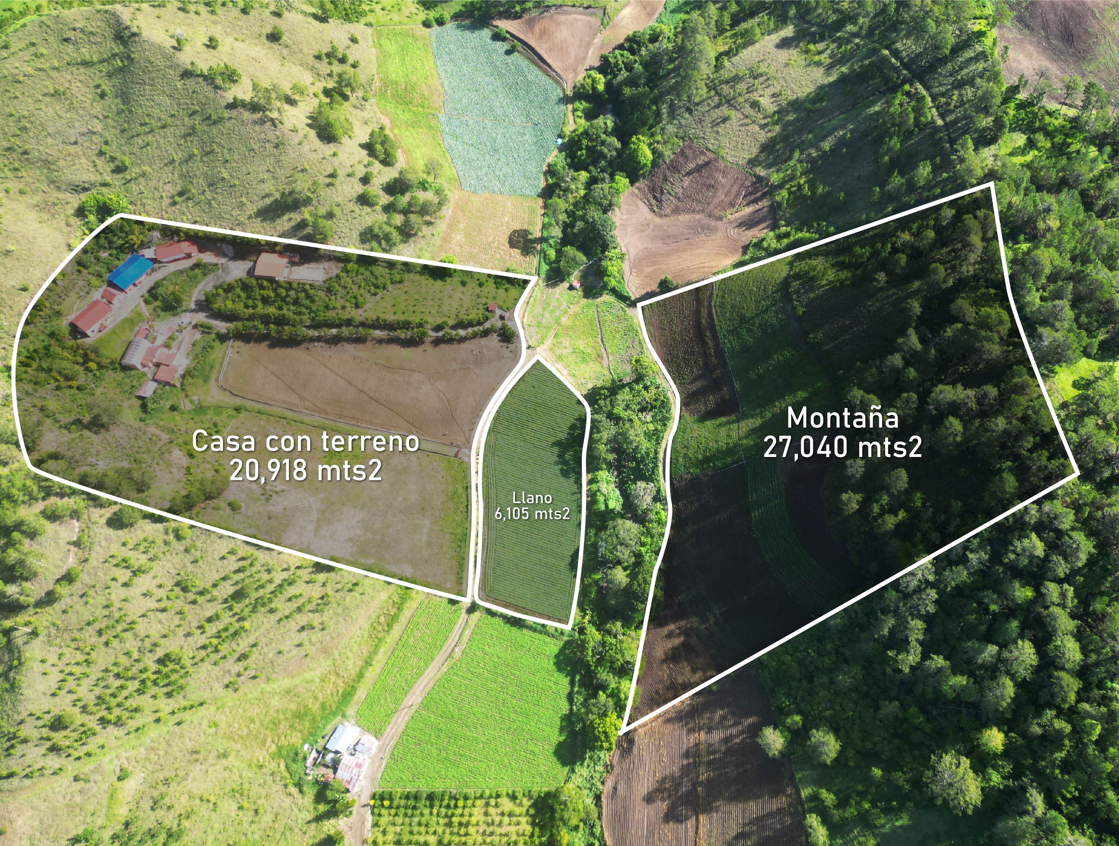 Casa con 54,000 metros de Terreno en Constanza US$50 x metro